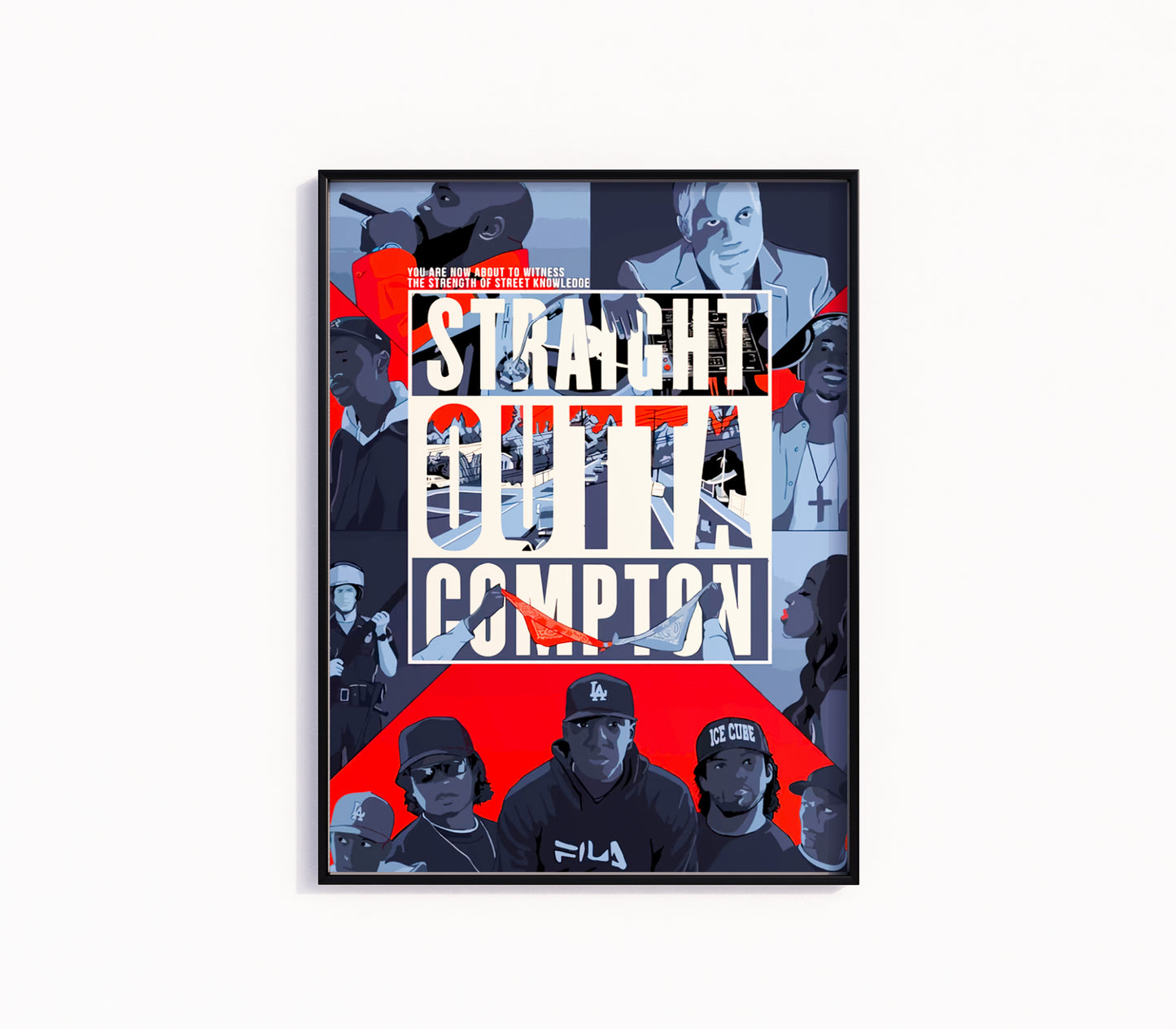 NWA "Straight Outta Compton" Poster