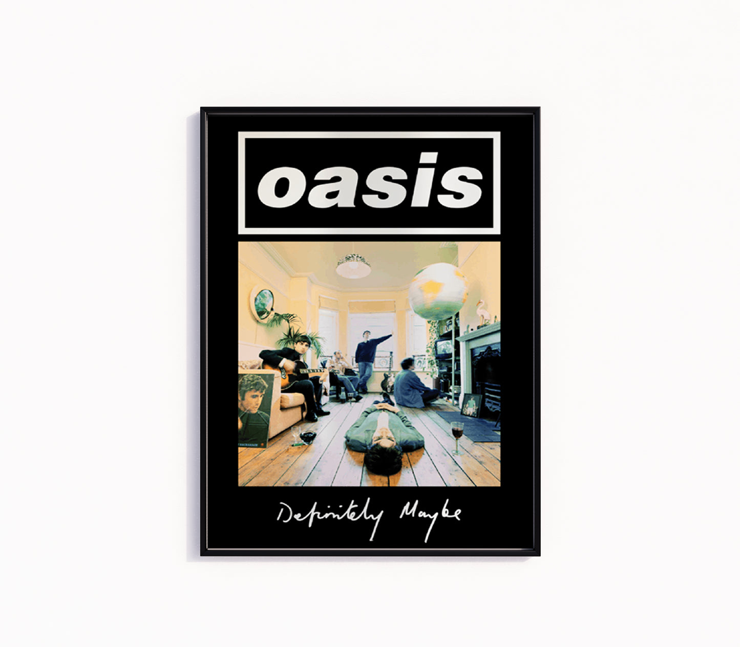 Oasis "Definitely Maybe" Poster