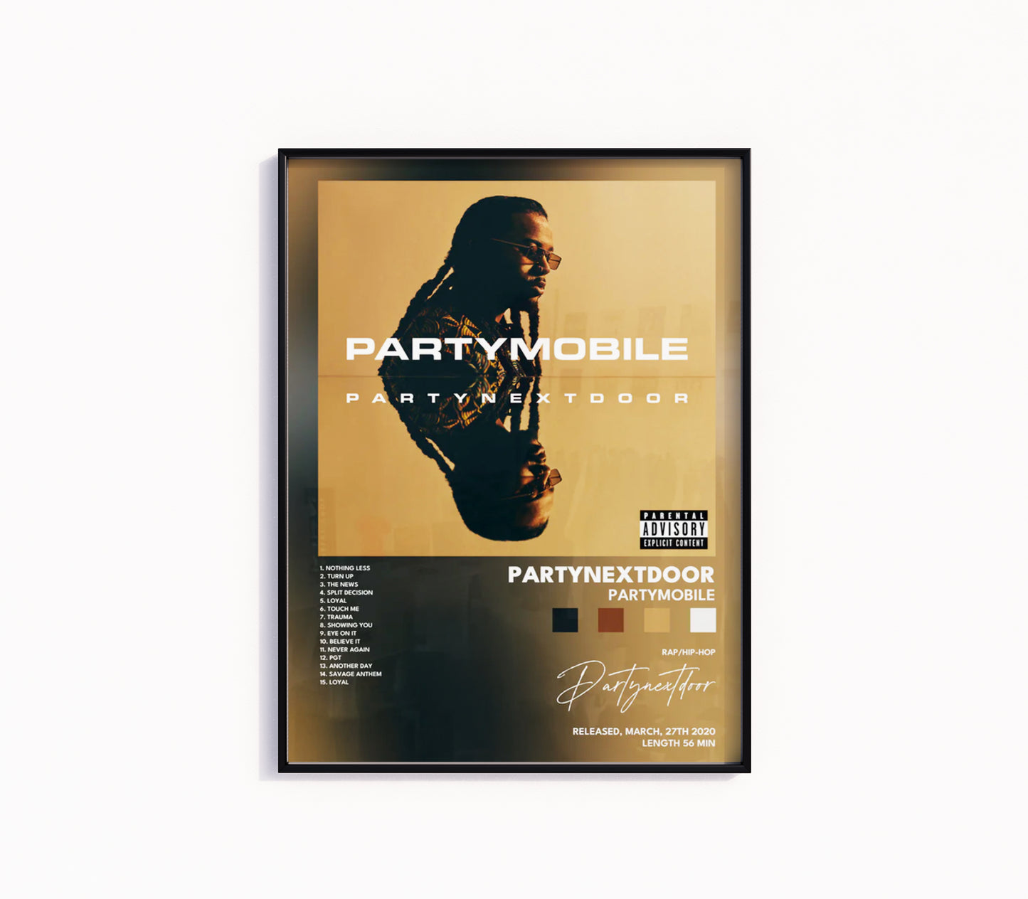 PARTYNEXTDOOR "PartyMobile" Album Poster