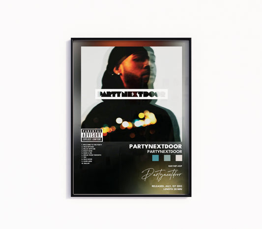 PARTYNEXTDOOR "PartyNextDoor" Album Poster