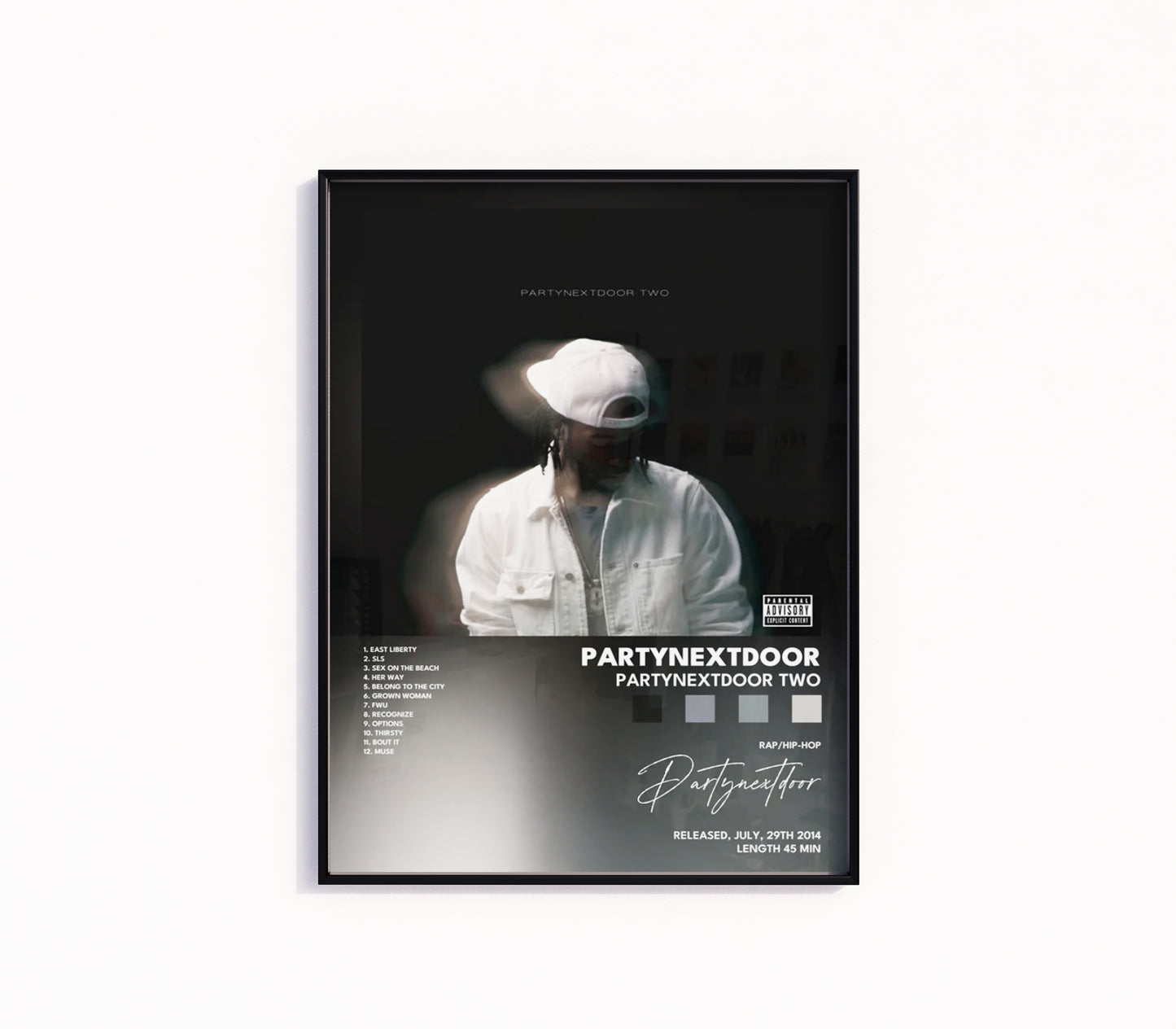 PARTYNEXTDOOR "PartyNextDoor Two" Album Poster