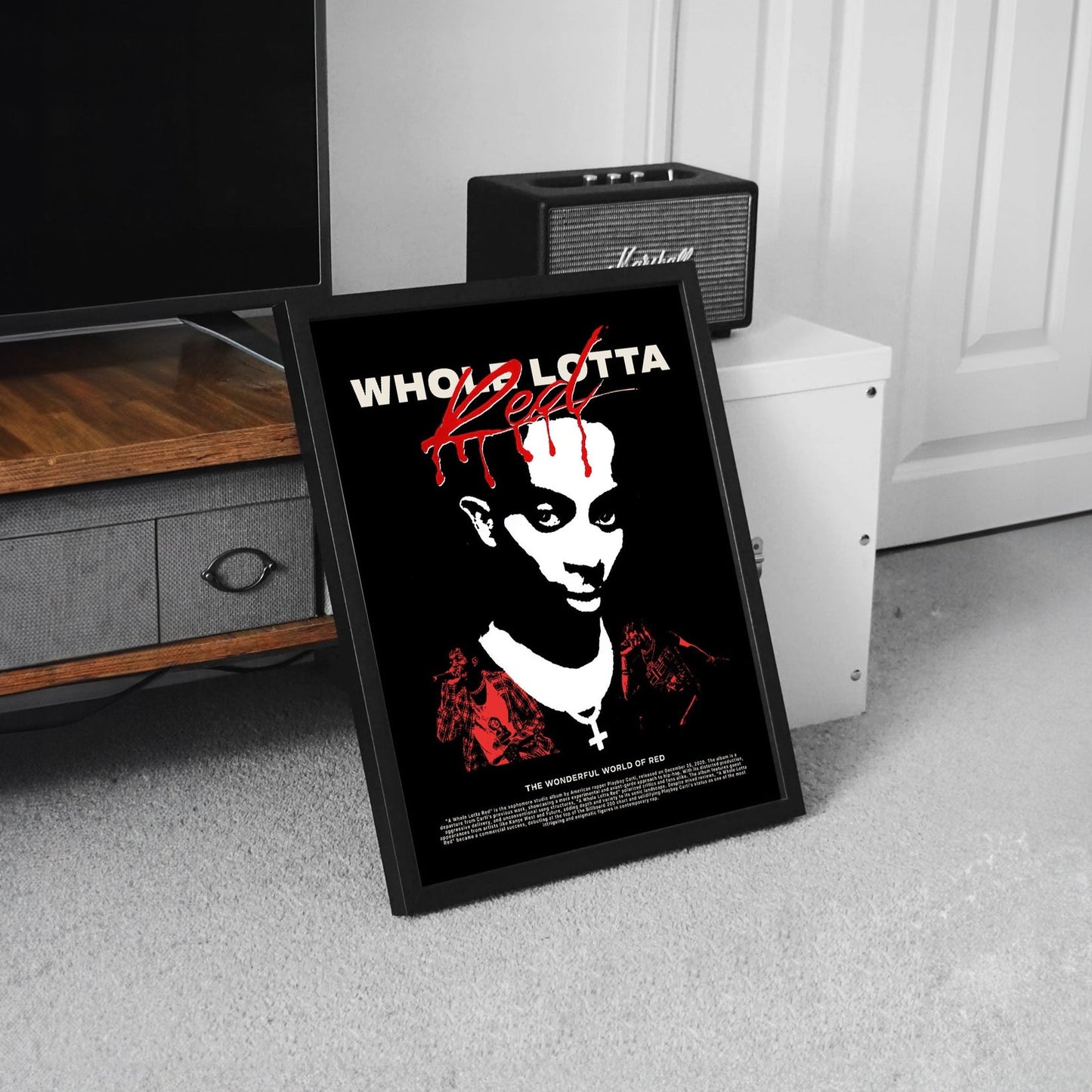Playboi Carti "Whole Lotta Red" Poster Print