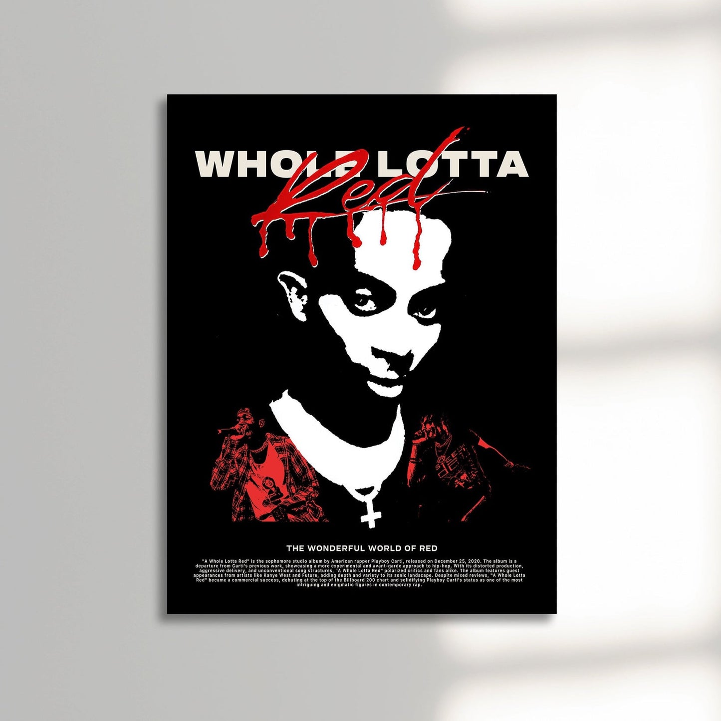 Playboi Carti "Whole Lotta Red" Poster Print