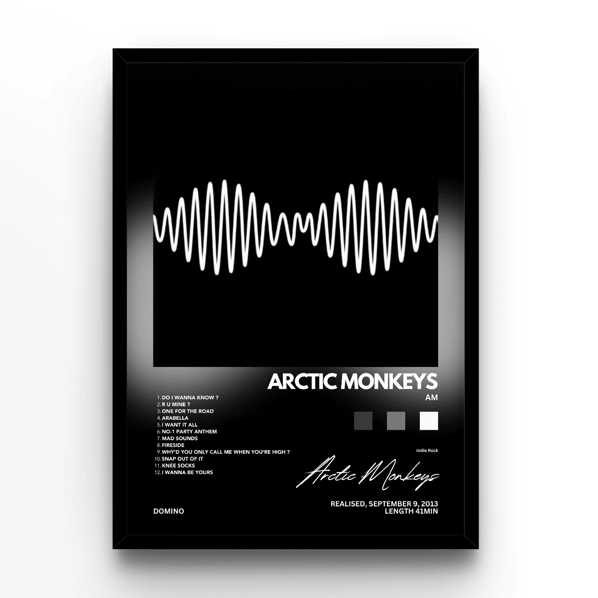 Arctic Monkeys "AM" Album Poster