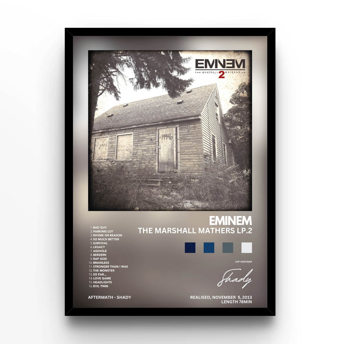Eminem "The Marshall Mathers Lp2" Album Poster