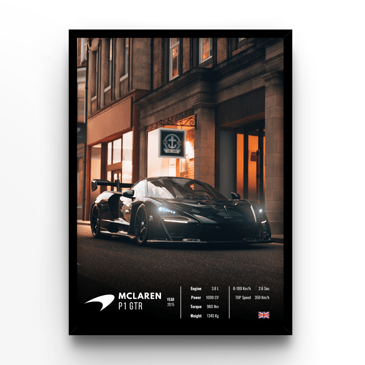 McLaren P1 GTR Poster
