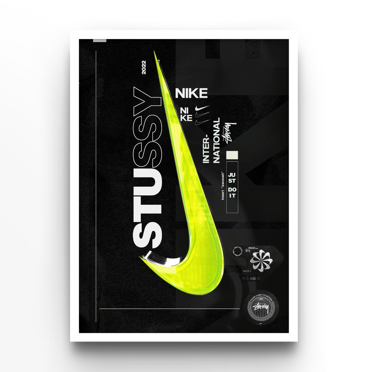 Nike x Stussy Poster