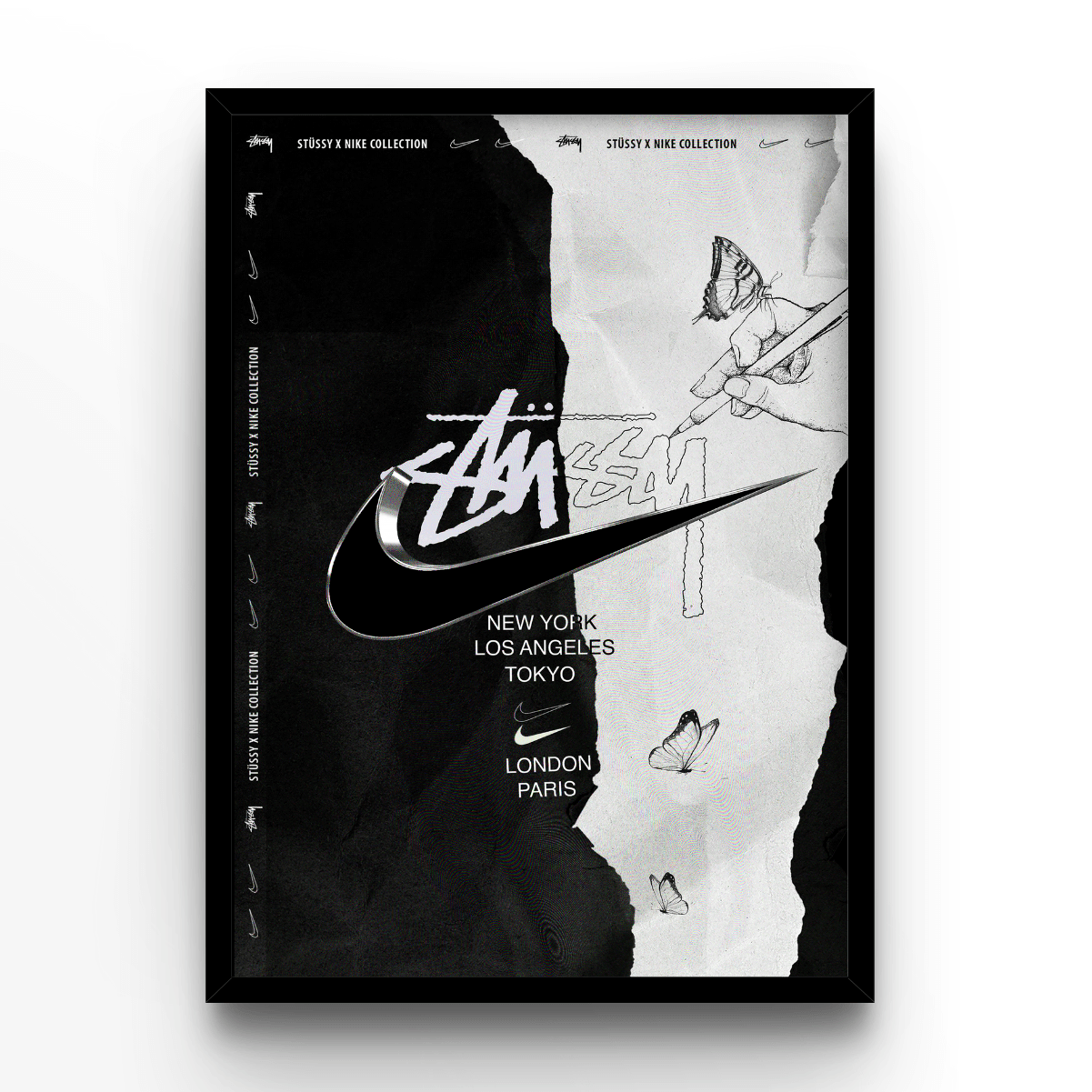 Nike x Stussy Poster