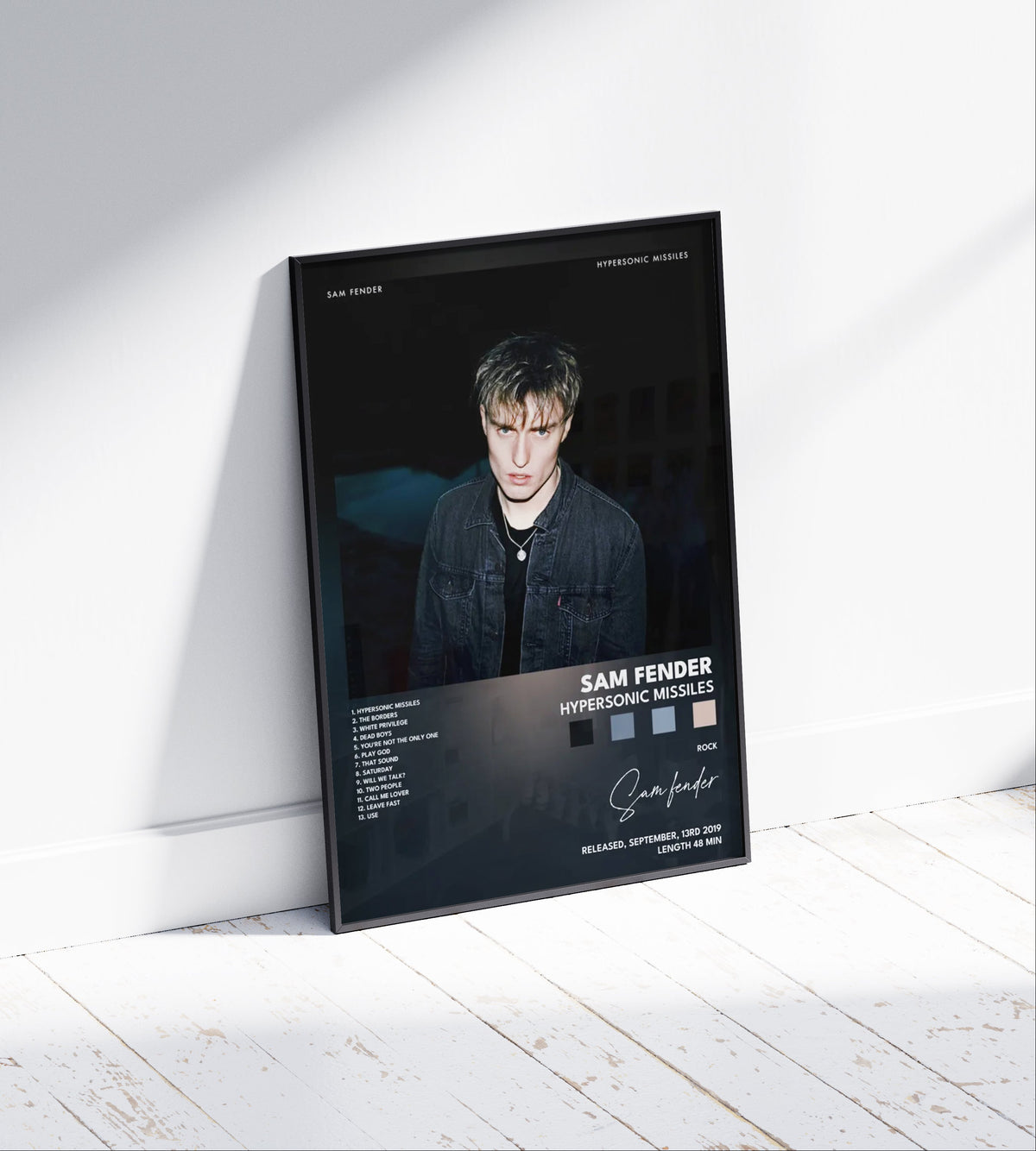 Sam Fender "Hypersonic Missiles" Album Poster