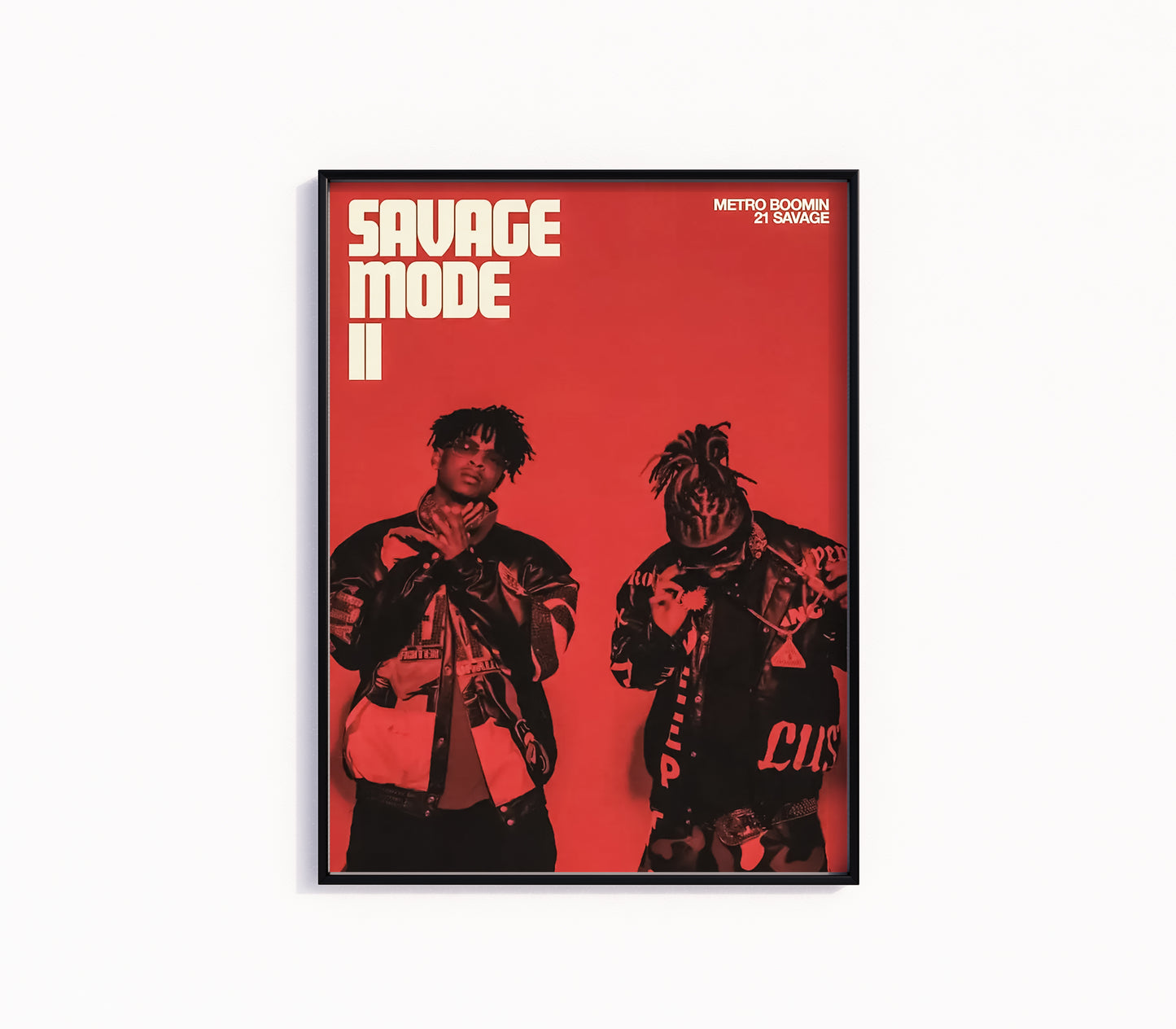 21 Savage & Metro Boomin "Savage Mode 2" Poster