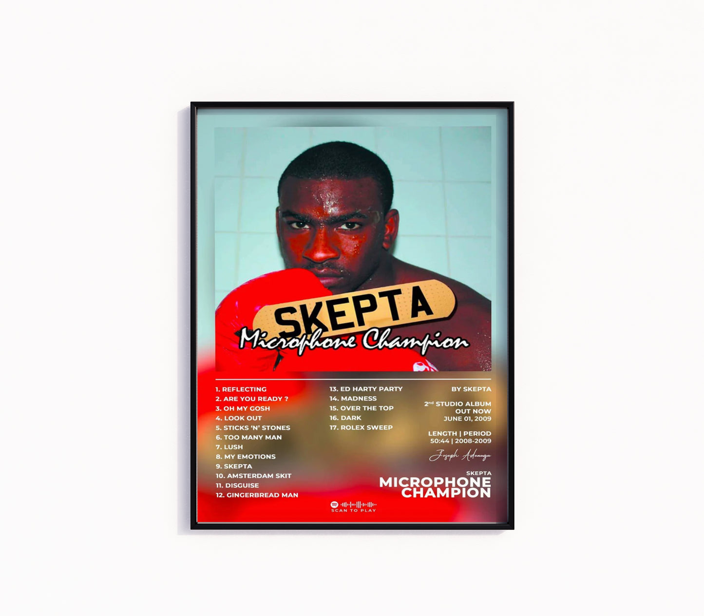 Skepta "Microphone Champion" Album Poster