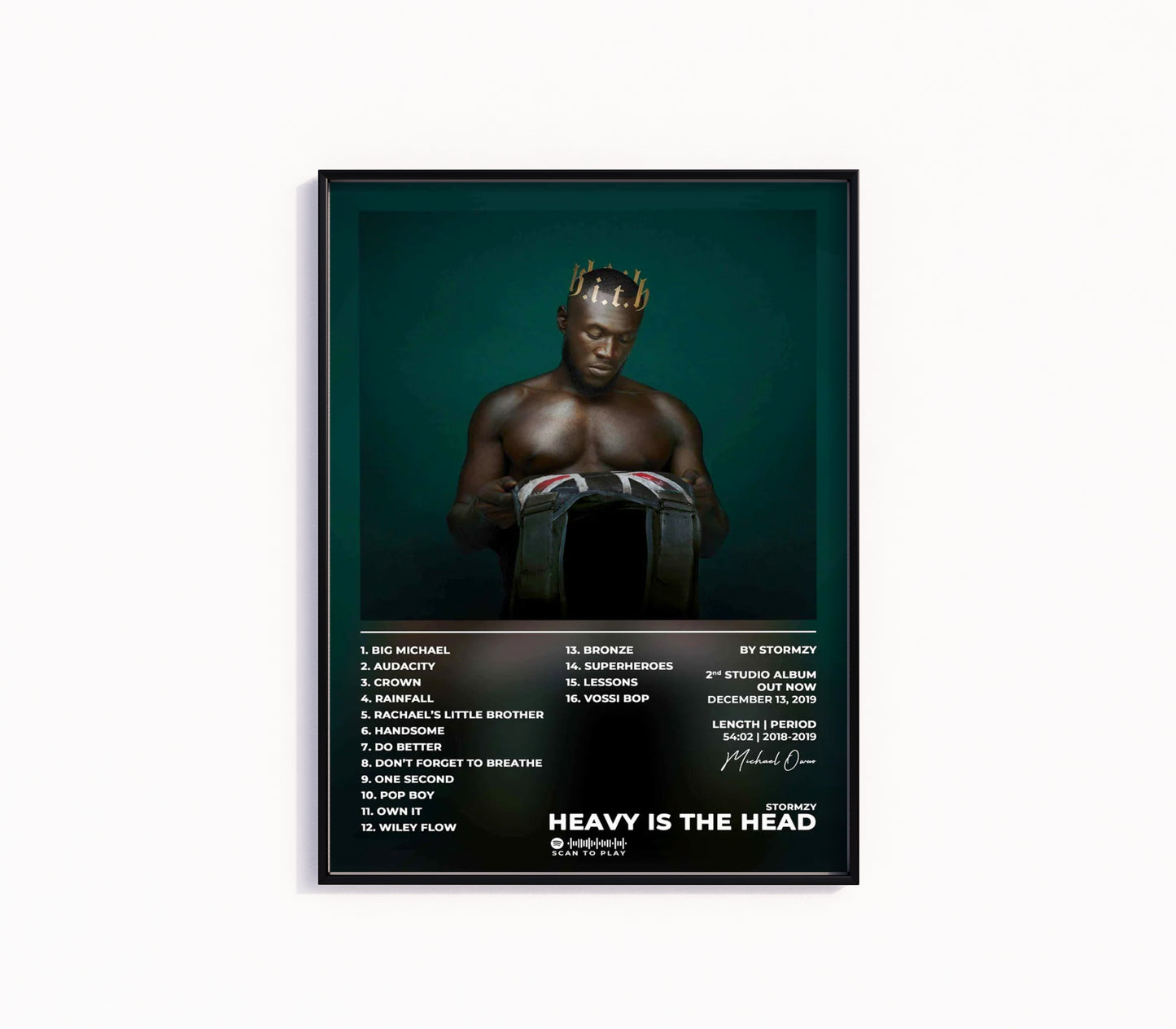 Stormzy "Heavy Is The Head" Album Poster
