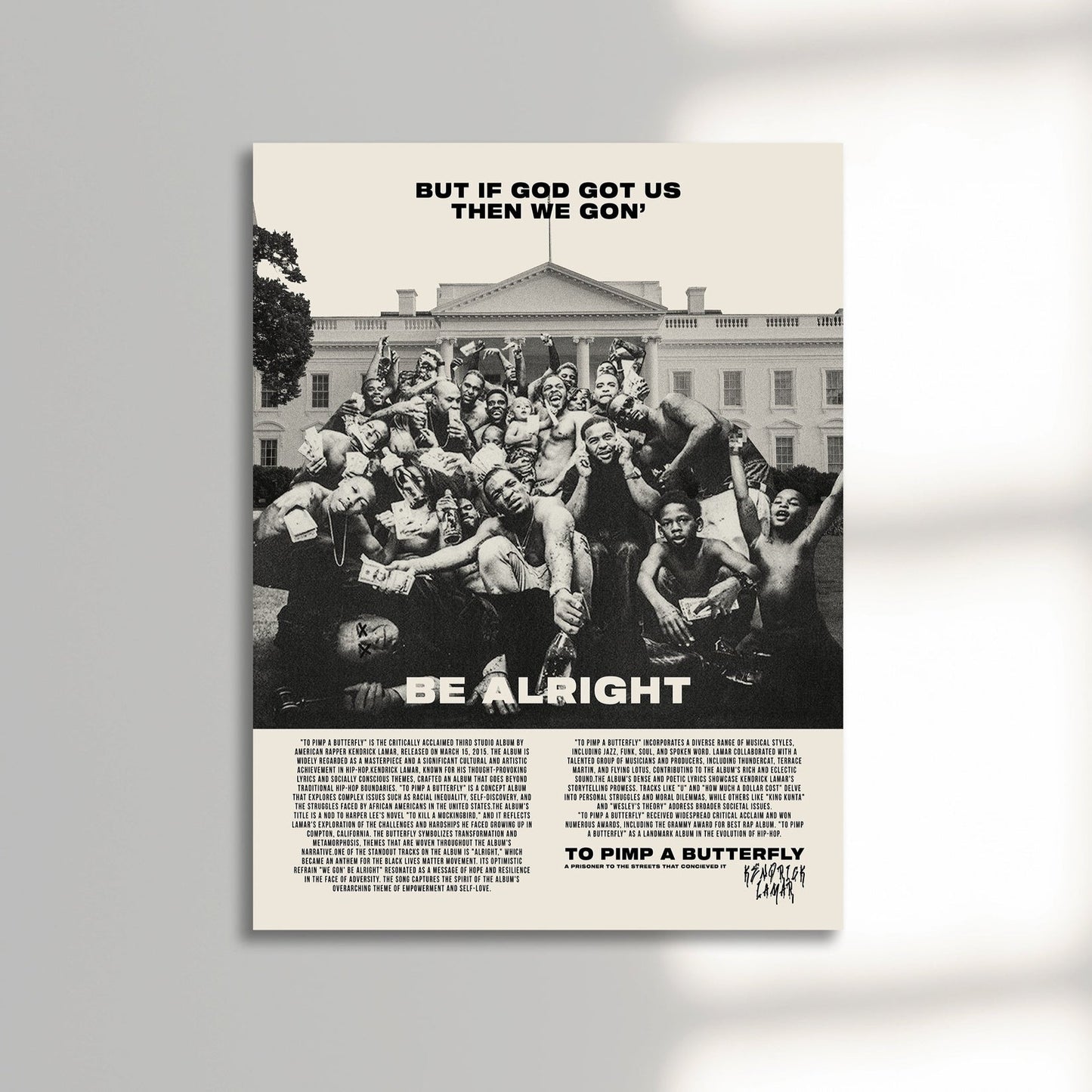 Kendrick Lamar "To Pimp A Butterfly" Poster Print