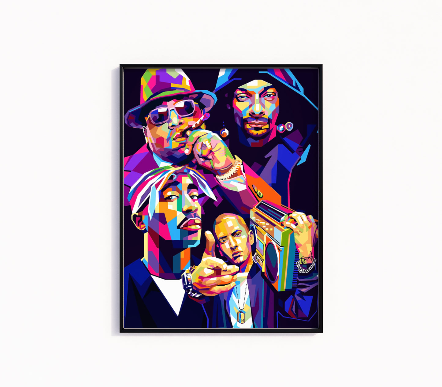 Snoop Dogg, Eminem, Notorious B.I.G, Tupac Poster