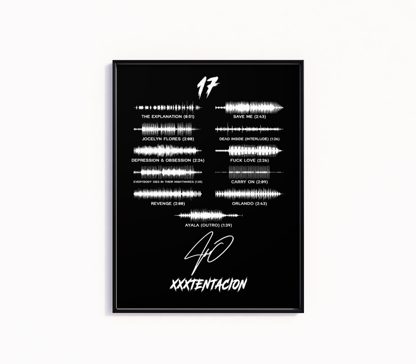 XXXTentacion "17" Poster