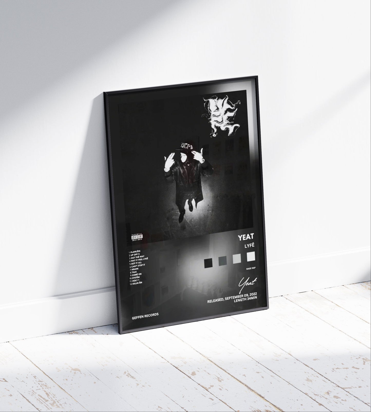 Yeat "LYFE" Album Poster
