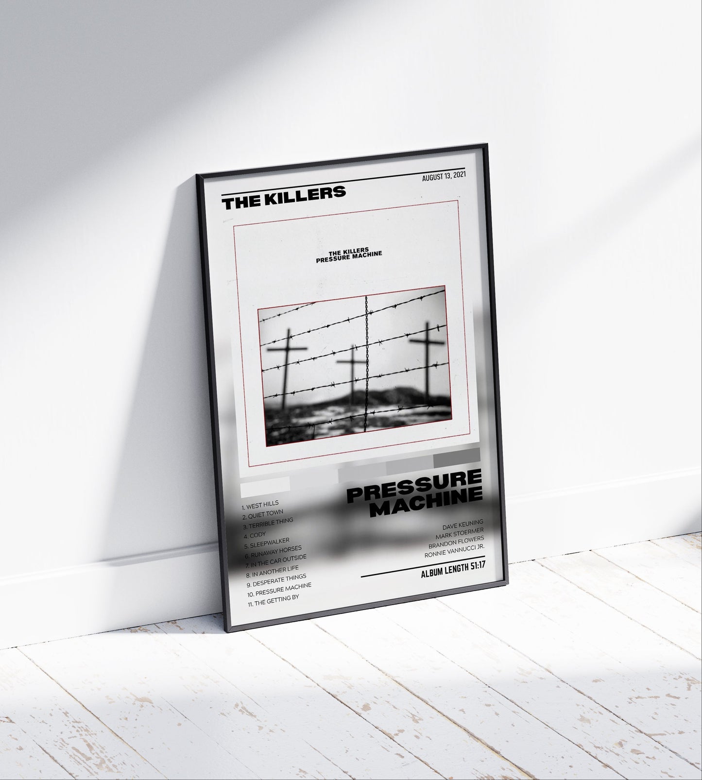 The Killers "Pressure Machine" Album Poster