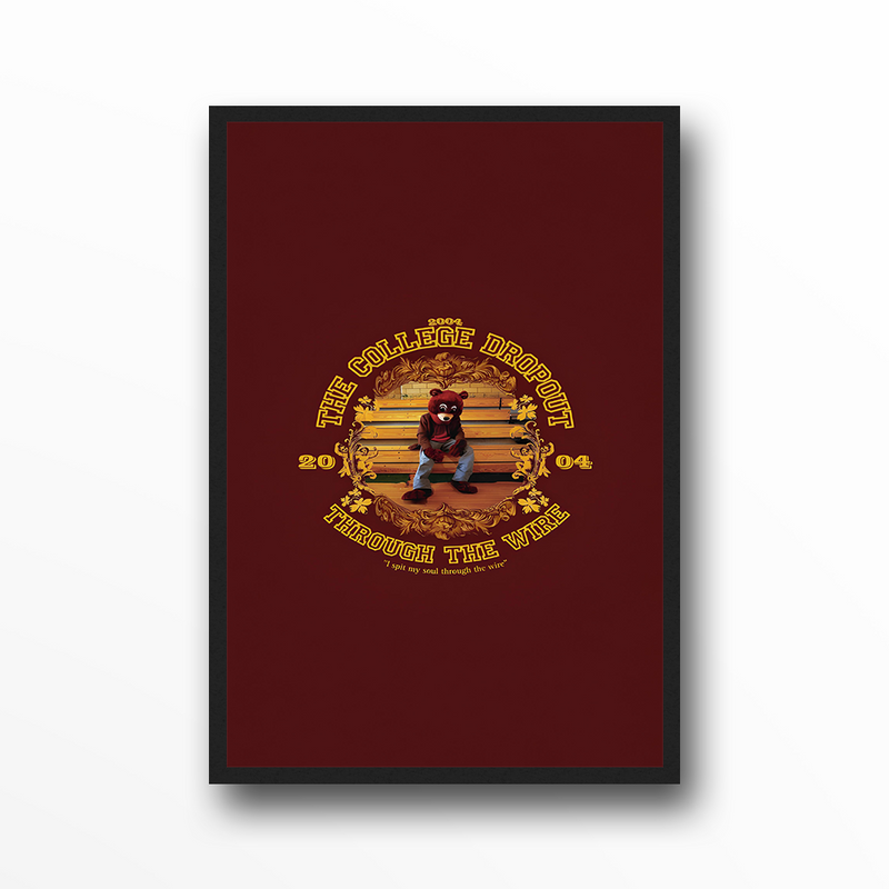 Kanye West "College Dropout" Poster Print