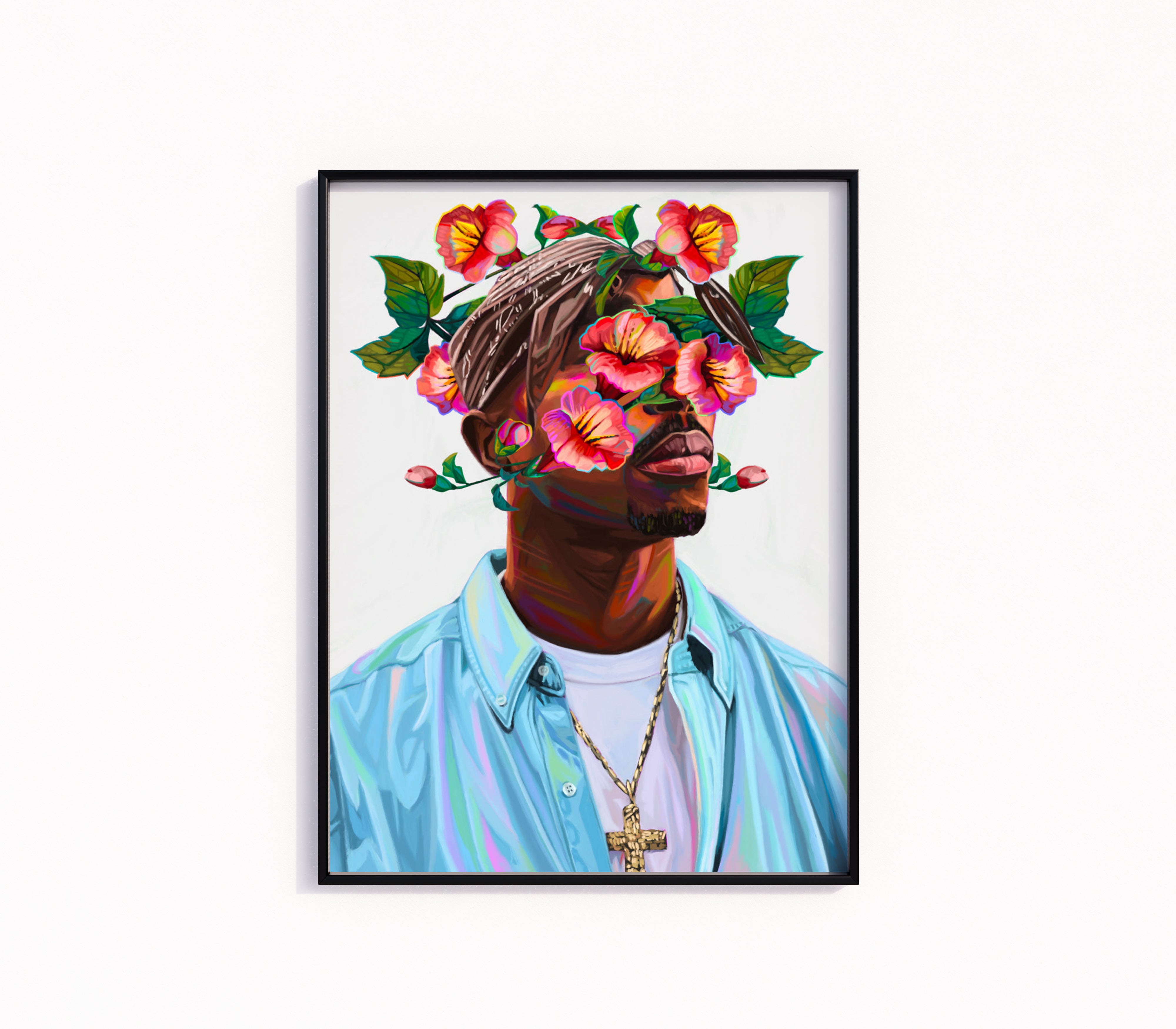 4pac Rapper Tupac Poster Print – Rapper Posters