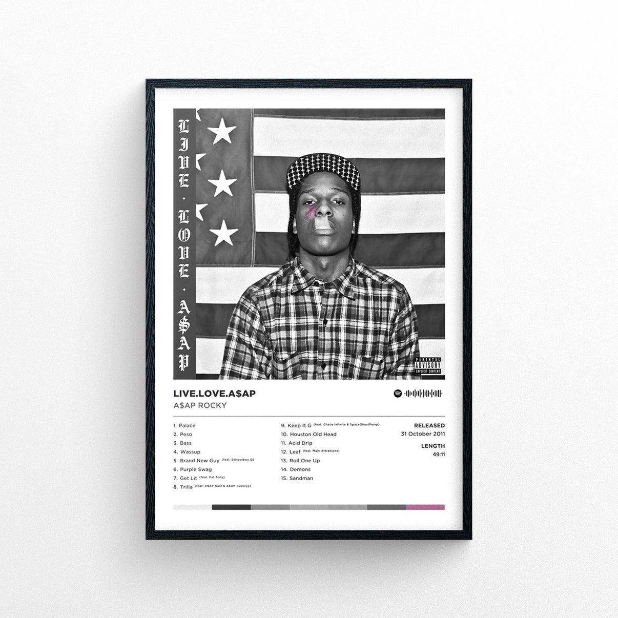 A$ap Rocky "Live.love.a$ap" Poster Print