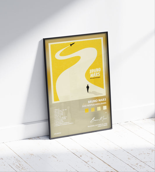 Bruno Mars "Doo-Wops & Hooligans" Album Poster