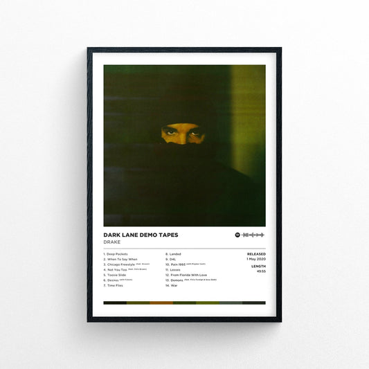 Drake "Dark Lane Demo Tapes" Poster Print