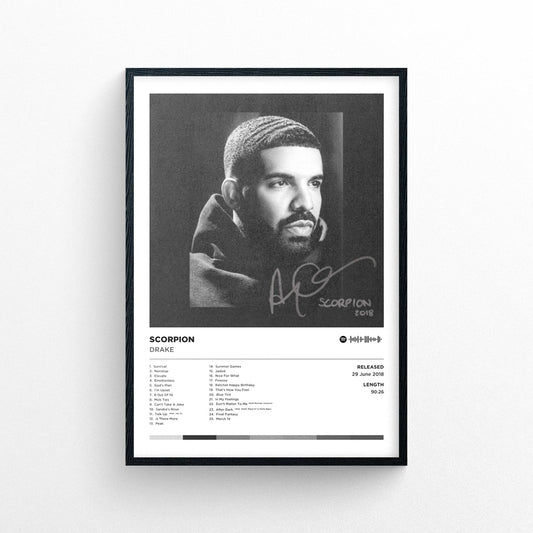 Drake "Scorpion" Poster Print