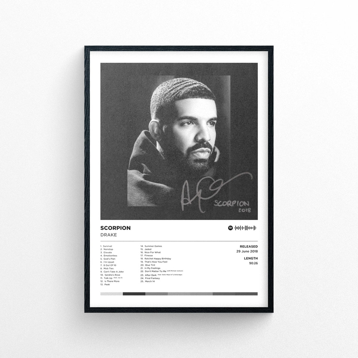 Resistance Rake Poster Drake Gift Bundle - 4 Poster Prints – Rapper Posters