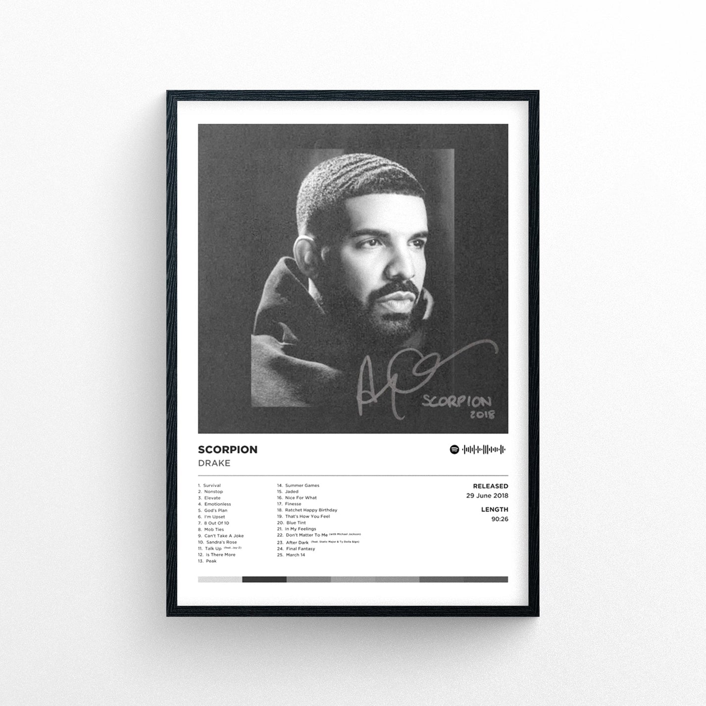 Drake Gift Bundle - 4 Poster Prints