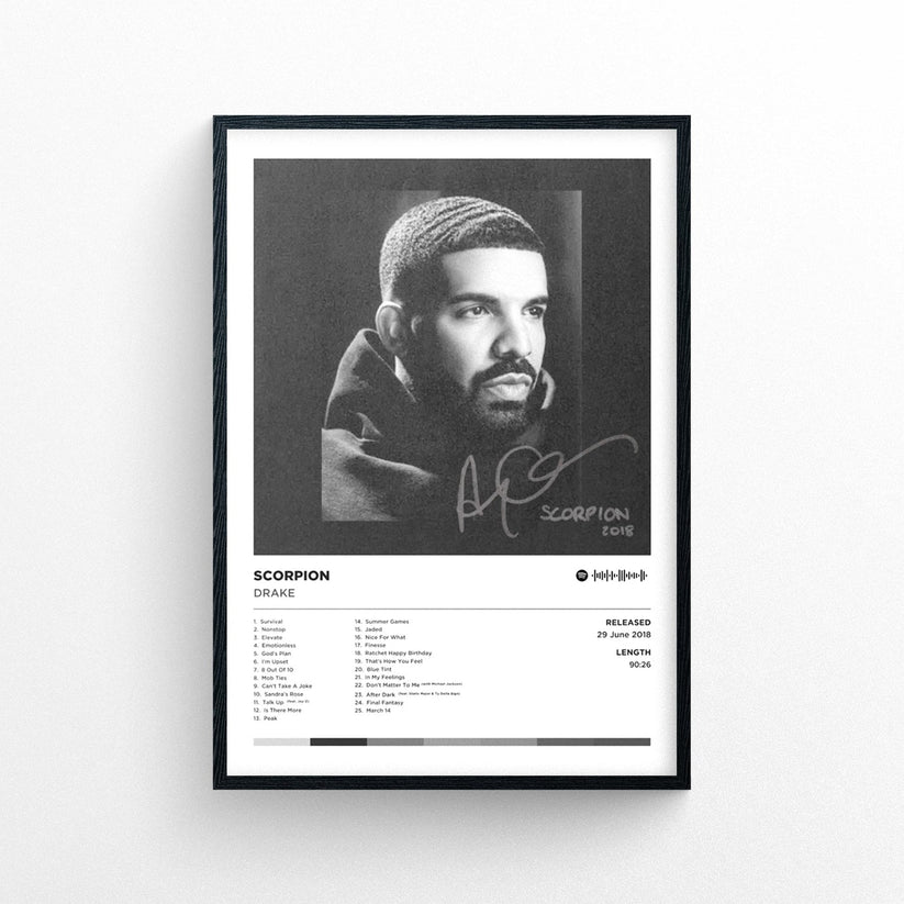 Drake Gift Bundle - 4 Poster Prints – Rapper Posters