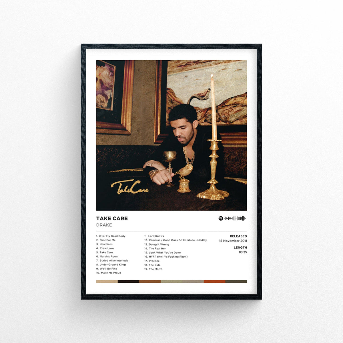 Resistance Rake Poster Drake Gift Bundle - 4 Poster Prints – Rapper Posters