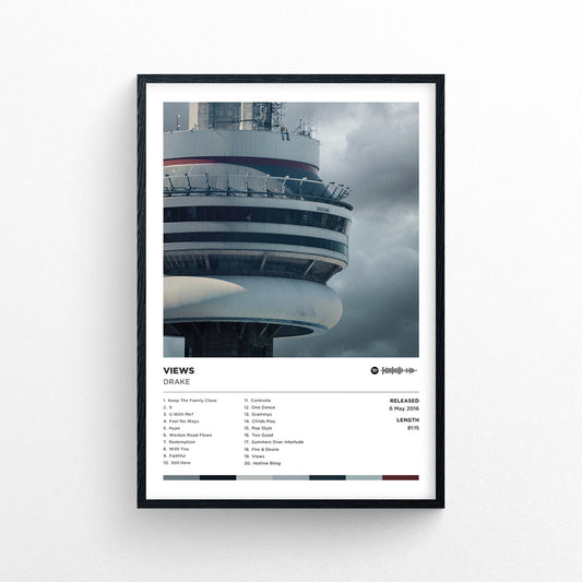 Drake "Views" Poster Print