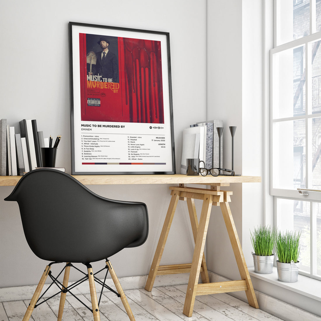 Eminem "Music To Be Murdered By" Poster Print