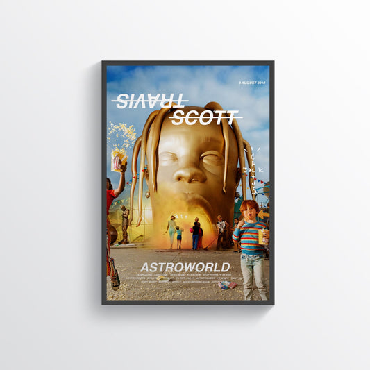 Travis Scott "Astroworld" Poster Print