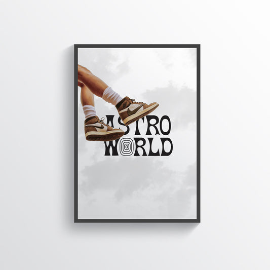 Travis Scott "Astroworld Sneaker" Poster Print