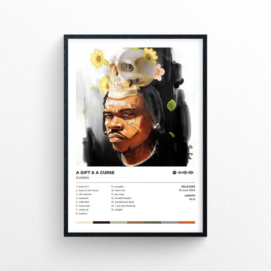 Gunna "A Gift & A Curse" Poster Print