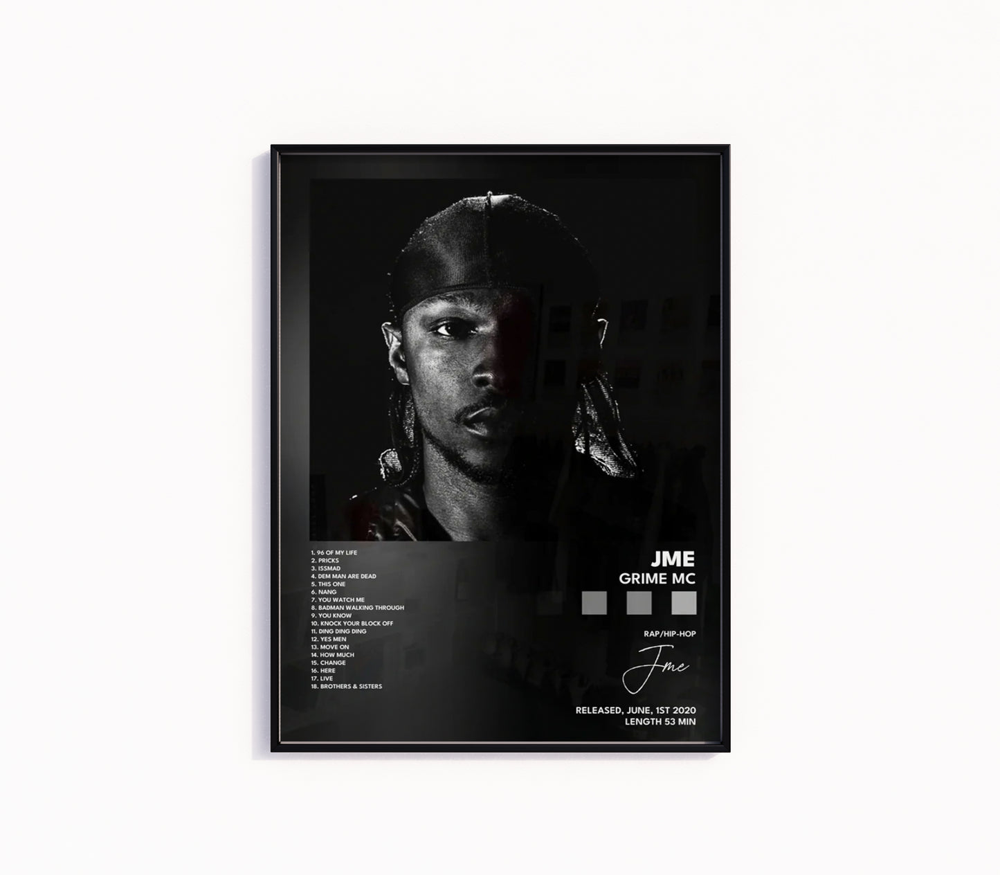 Jme "Grime MC" Album Poster