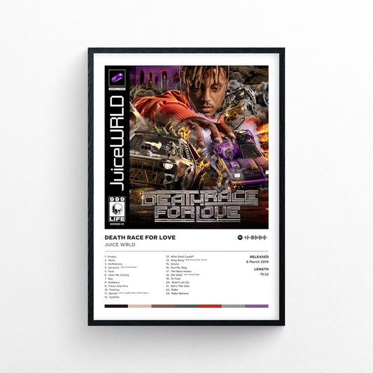 Juice Wrld "Death Race for Love" Poster Print