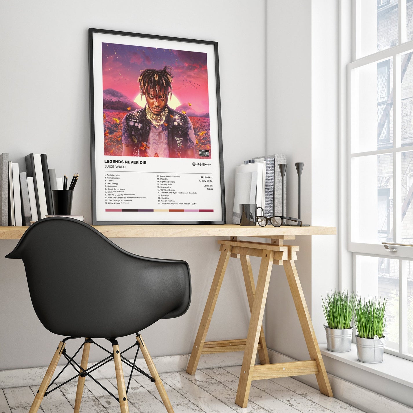 Juice Wrld "Legends Never Die" Poster Print