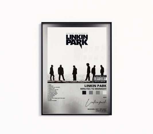 Linkin Park "Minutes To Midnight" Album Poster