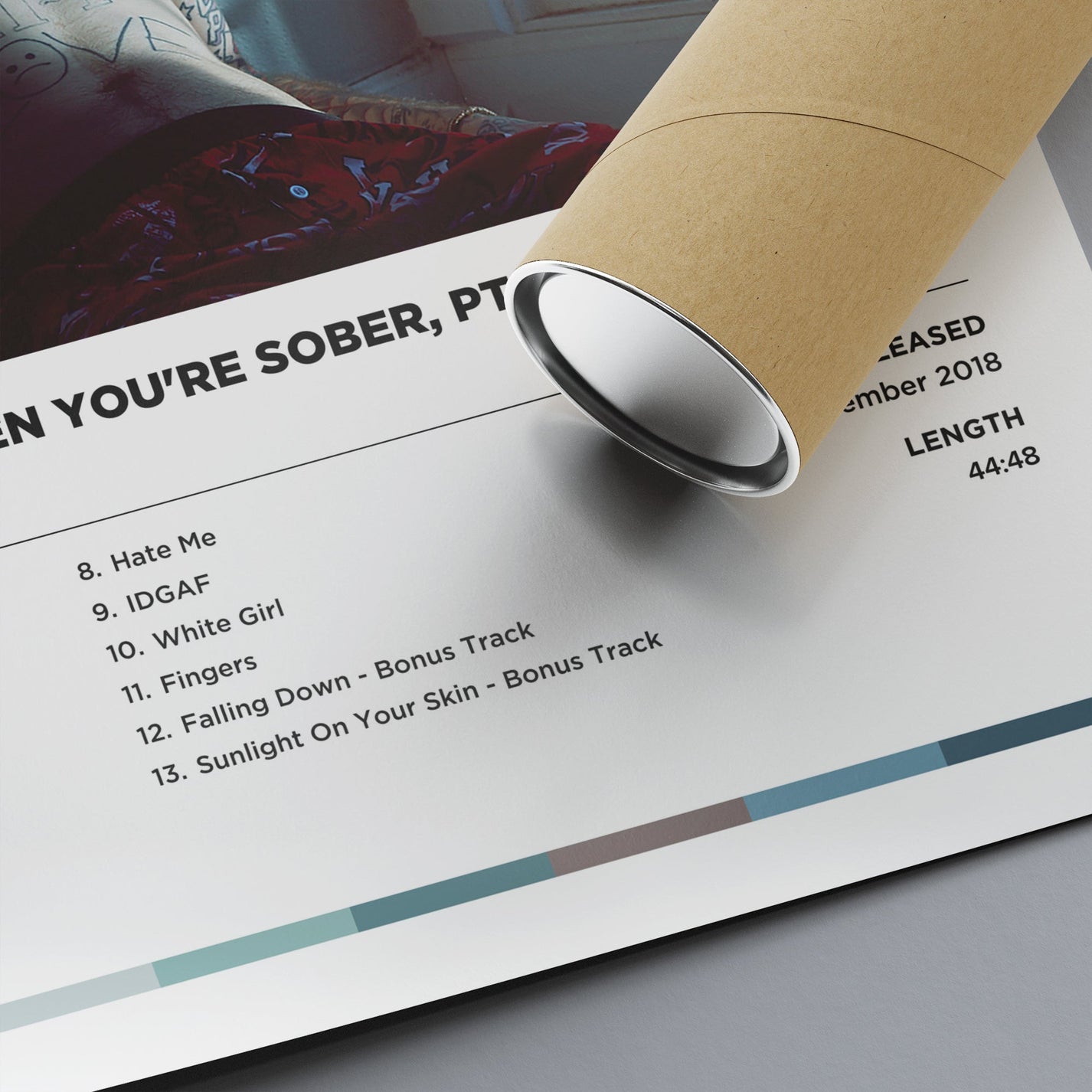 Lil Peep "Come Over When You're Sober" Poster Print