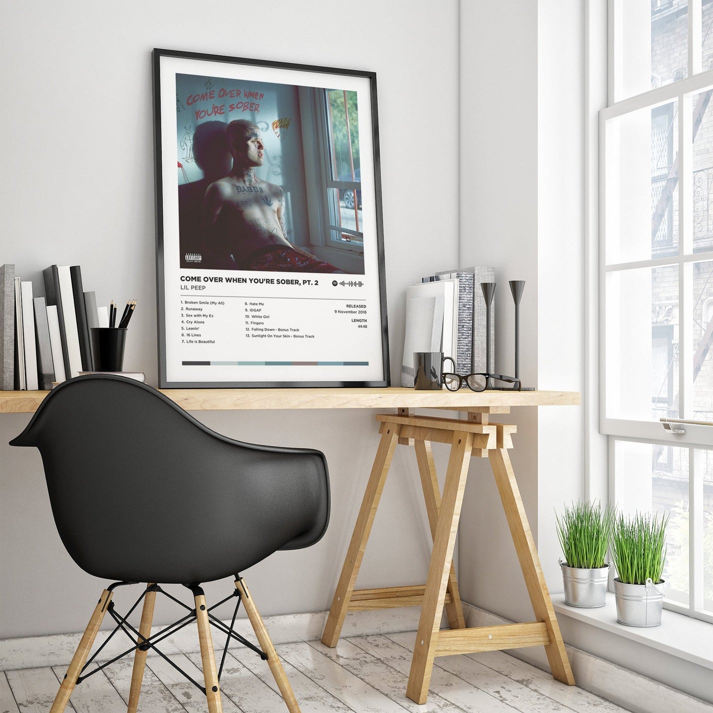 Lil Peep "Come Over When You're Sober" Poster Print