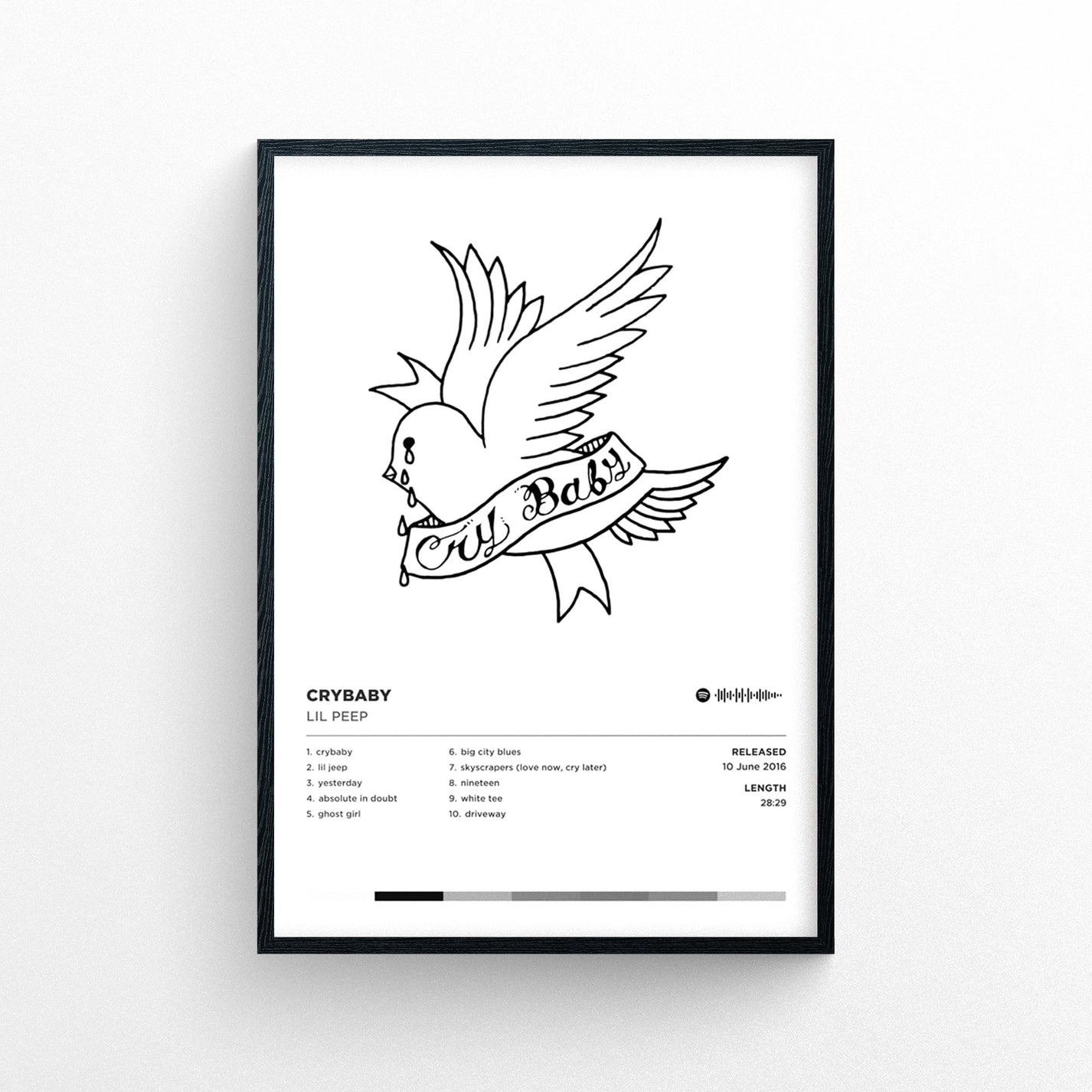 Lil Peep "Crybaby" Poster Print