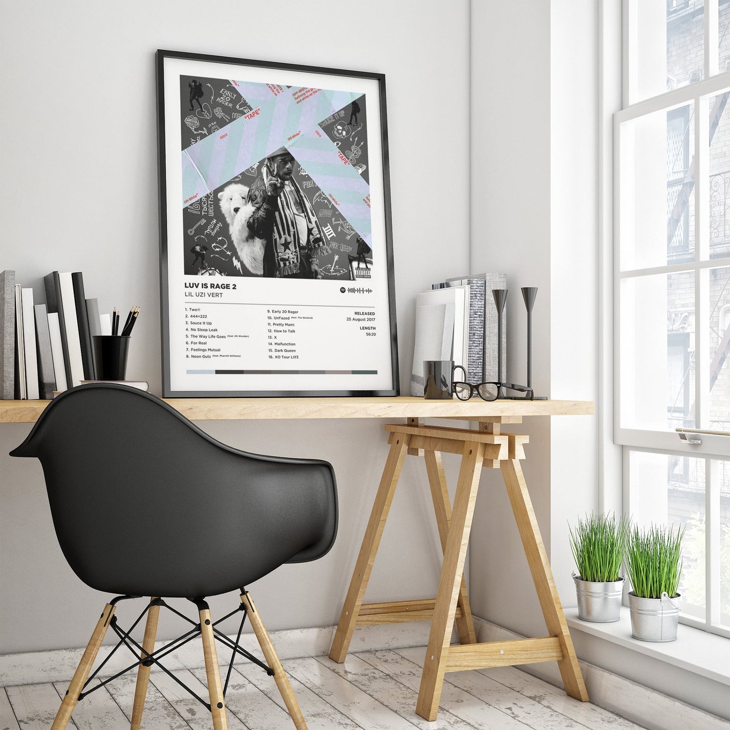 Lil Uzi "Luv is Rage 2" Poster Print