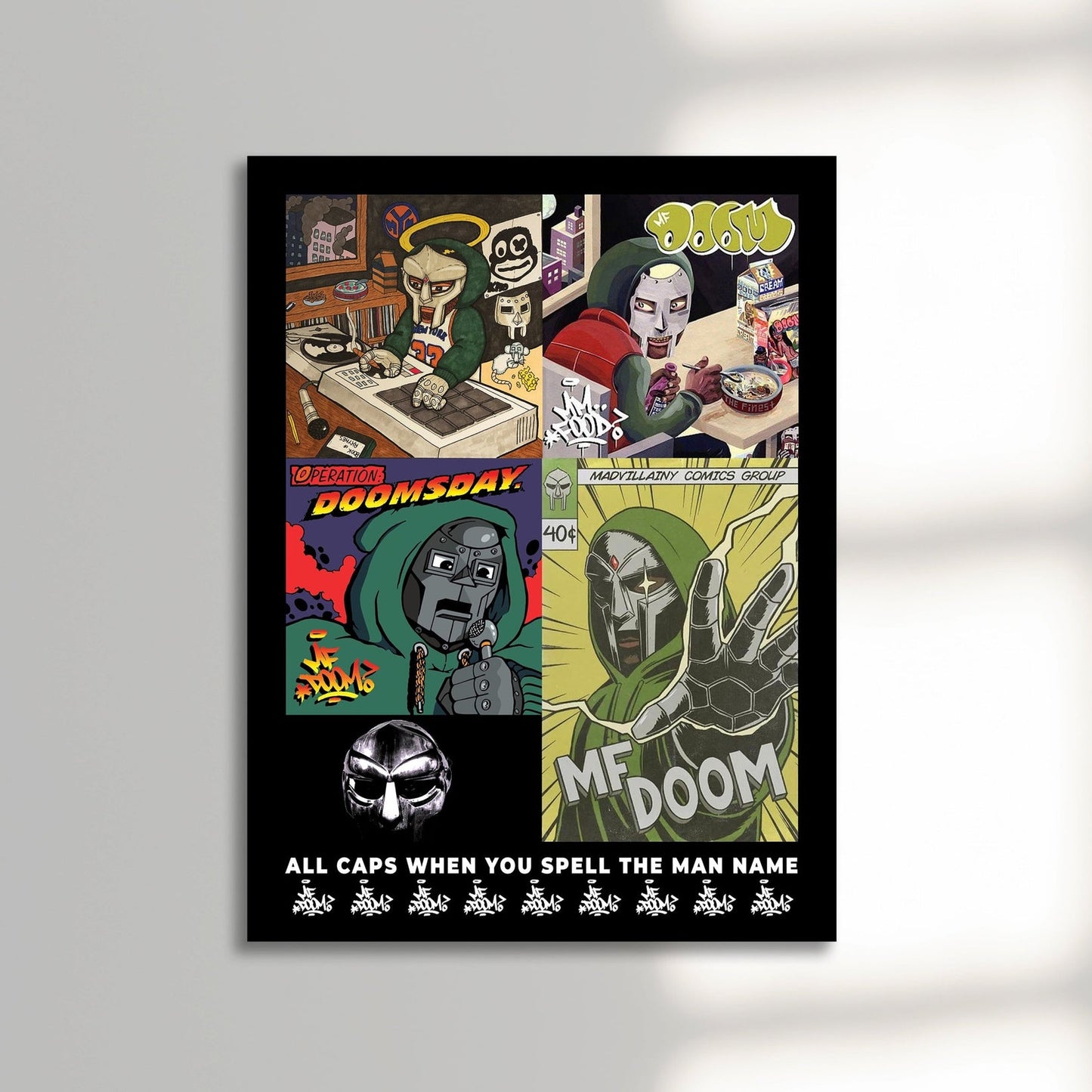 MF Doom Poster Print