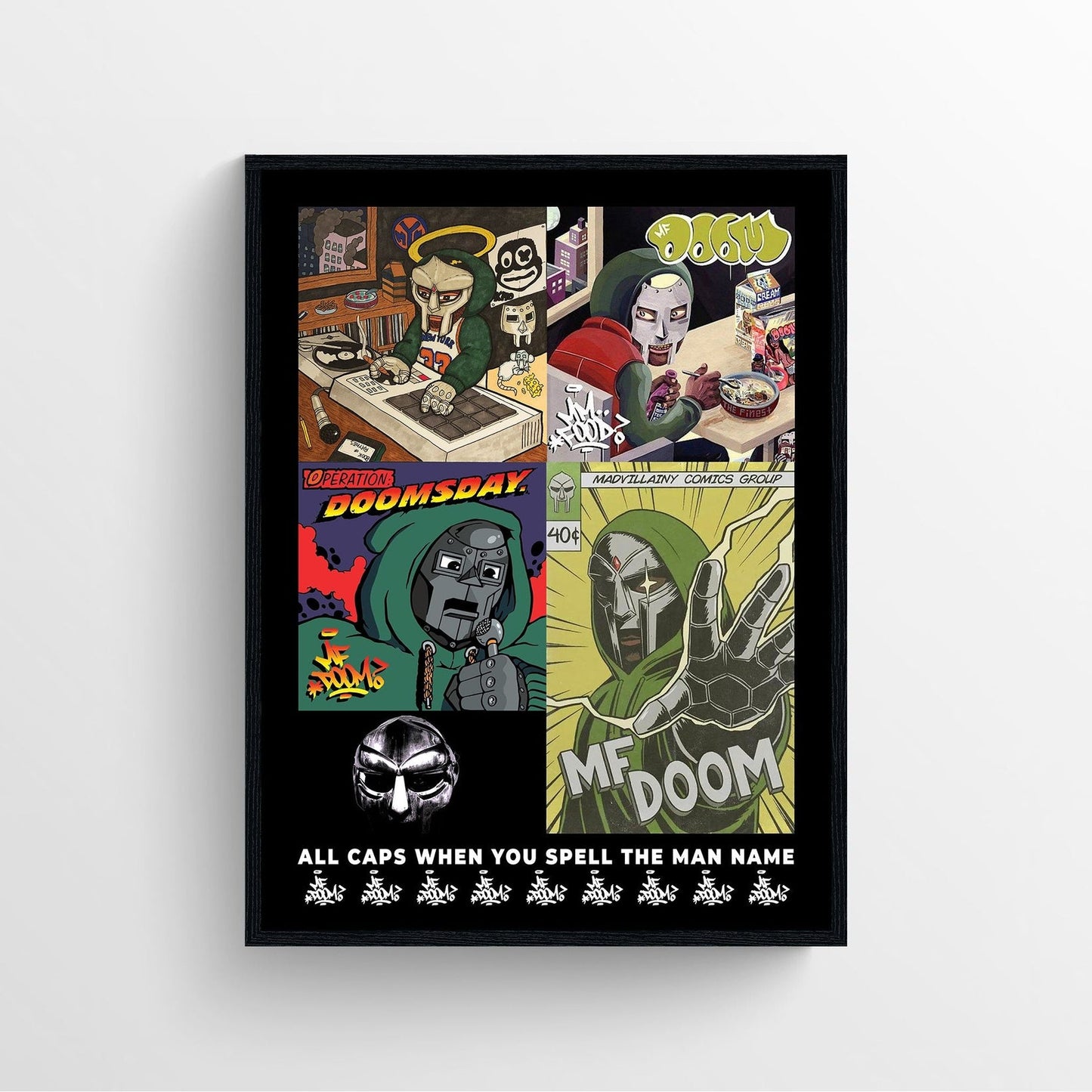 MF Doom Poster Print