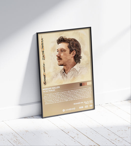 Morgan Wallen 'I'm the Problem' Album Poster