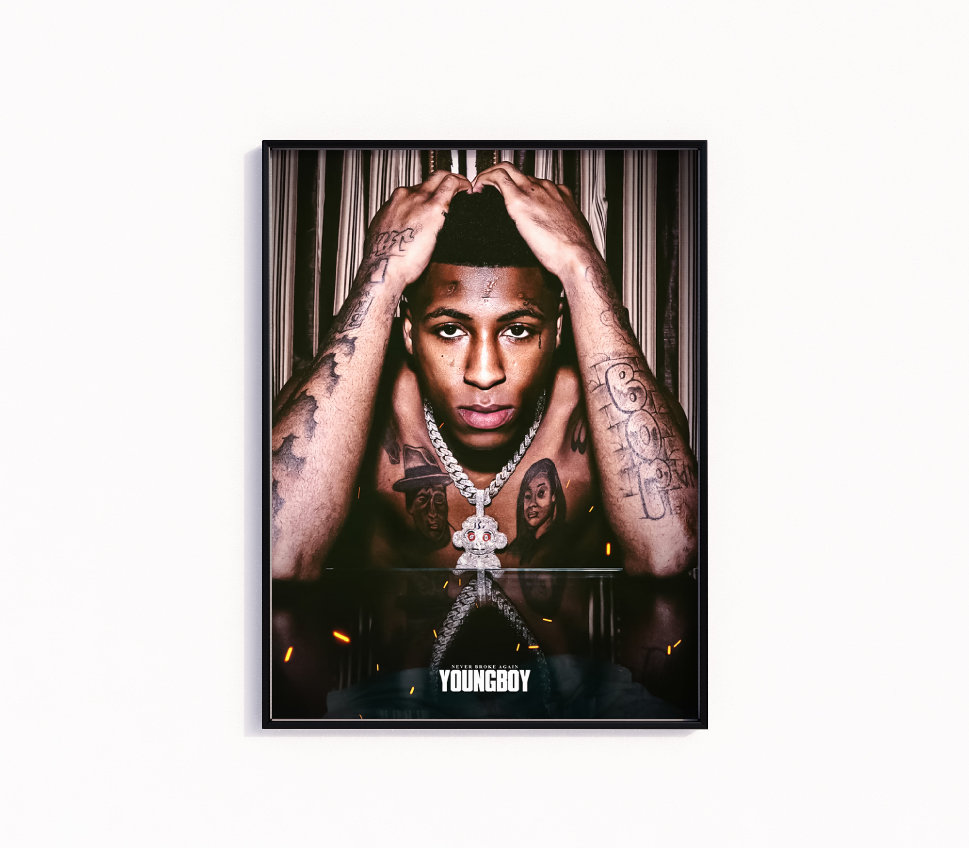 Nba The Rapper NBA YoungBoy Poster – Rapper Posters