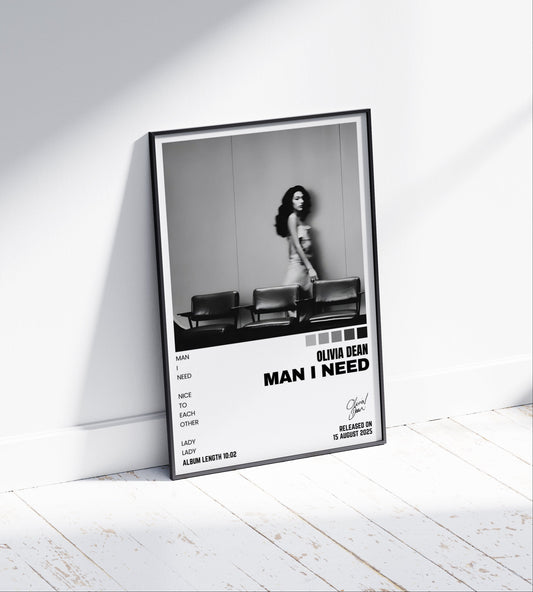 Olivia Dean 'Man I Need' Poster