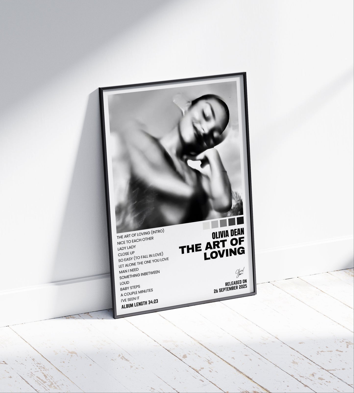 Olivia Dean 'The Art of Loving' Album Poster